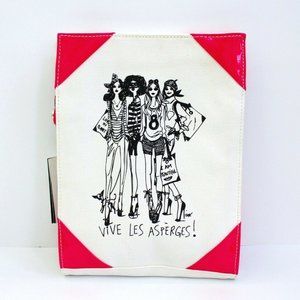 Izak Zenou Vive Les Asperges! Canvas Zip Tablet Case Sleeve